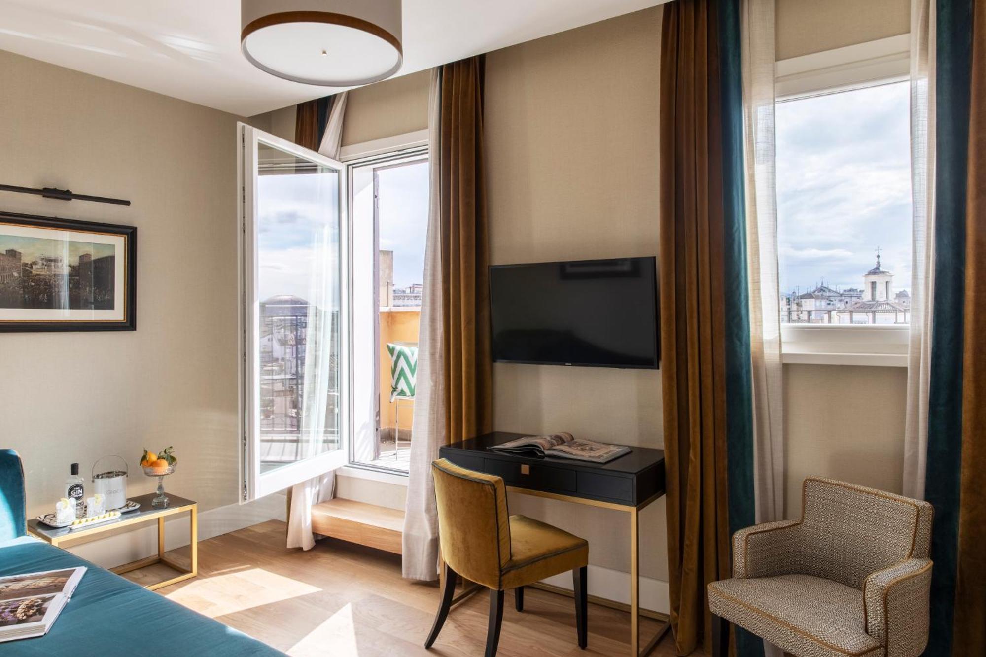 Hotel Adriano Rooftop Řím Exteriér fotografie